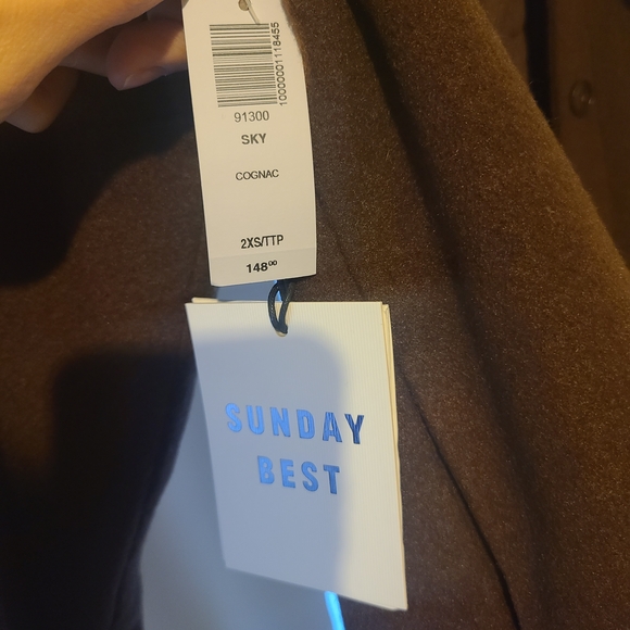 Sunday Best Chocolate Brown Shirt Jacket - Picture 3 of 3